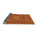 Sideview of Abstract Orange Modern Rug, abs1303org