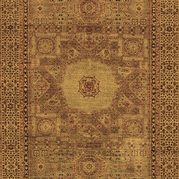 Abstract Brown Modern Rug, abs1303brn