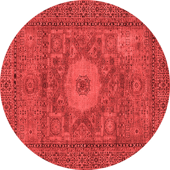 Abstract Red Modern Rug, abs1303red