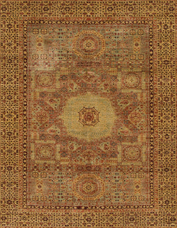 Abstract Orange Modern Rug, abs1303