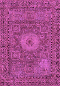 Abstract Purple Modern Rug, abs1303pur