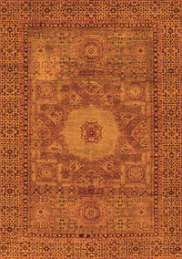 Abstract Orange Modern Rug, abs1303org