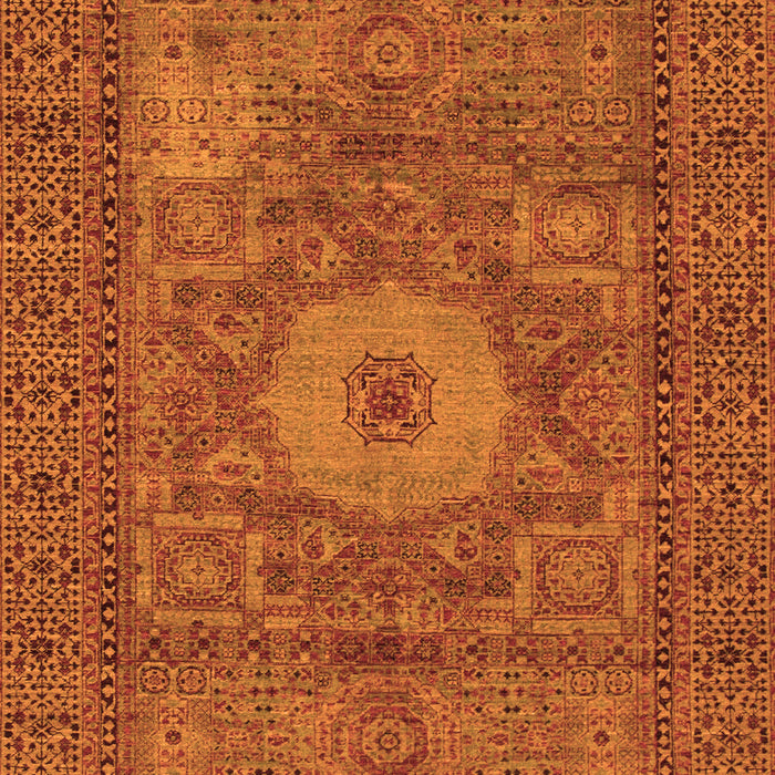 Abstract Orange Modern Rug, abs1303org