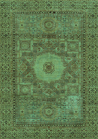 Abstract Turquoise Modern Rug, abs1303turq