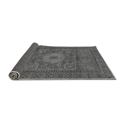 Sideview of Abstract Gray Modern Rug, abs1303gry