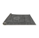 Sideview of Abstract Gray Modern Rug, abs1303gry