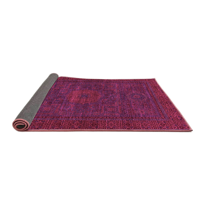 Sideview of Abstract Pink Modern Rug, abs1304pnk