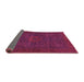 Sideview of Abstract Pink Modern Rug, abs1304pnk