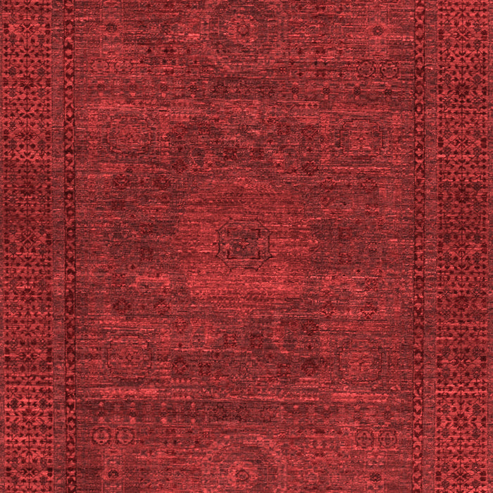 Machine Washable Abstract Red Modern Rug, wshabs1304red
