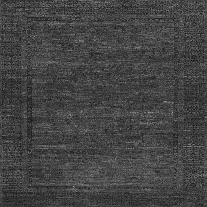 Square Abstract Gray Modern Rug, abs1304gry