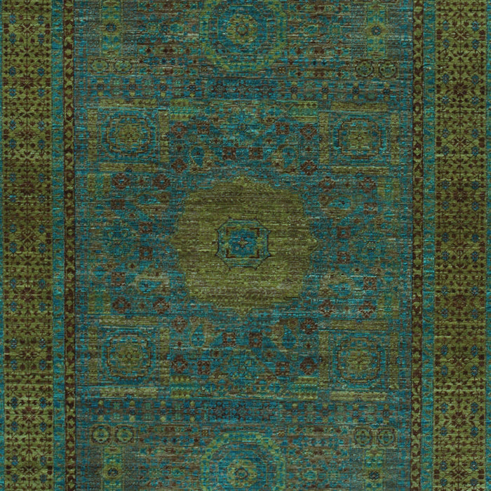 Abstract Light Blue Modern Rug, abs1304lblu