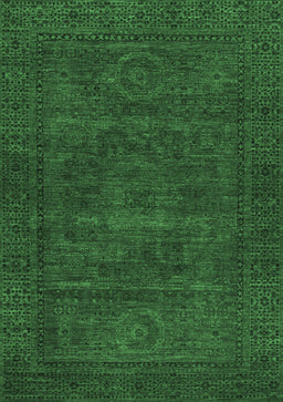 Abstract Emerald Green Modern Rug, abs1304emgrn