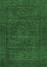 Abstract Emerald Green Modern Rug, abs1304emgrn