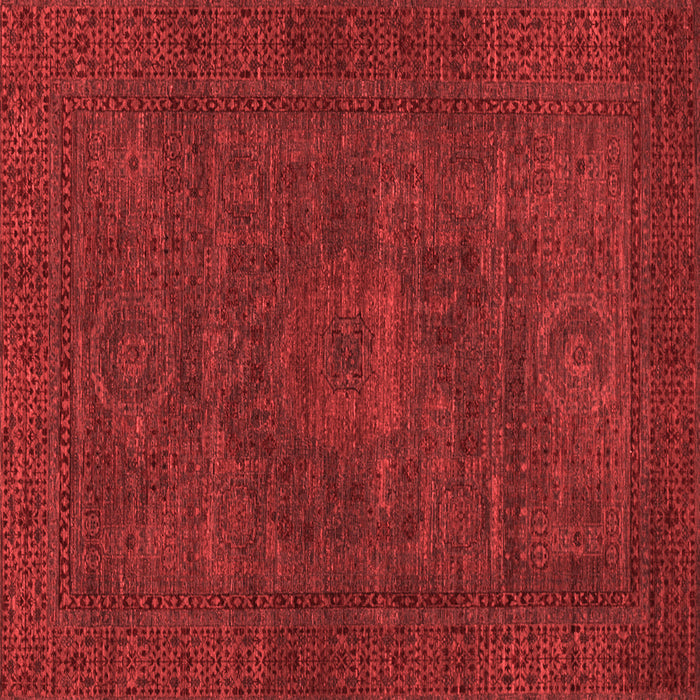 Machine Washable Abstract Red Modern Rug, wshabs1304red