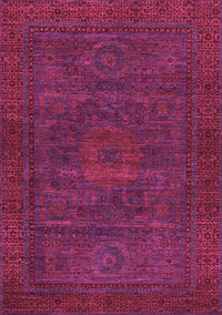 Abstract Pink Modern Rug, abs1304pnk