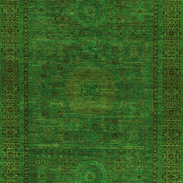 Machine Washable Abstract Green Modern Area Rugs, wshabs1304grn