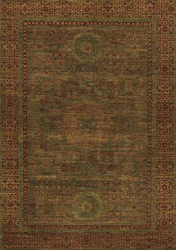 Abstract Brown Modern Rug, abs1304brn