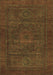 Abstract Brown Modern Rug, abs1304brn