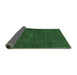 Sideview of Abstract Emerald Green Modern Rug, abs1304emgrn