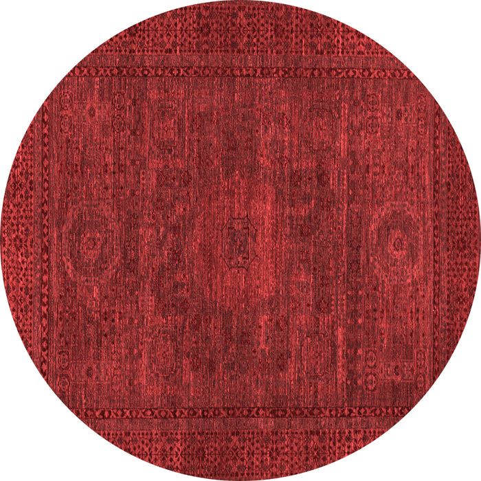 Machine Washable Abstract Red Modern Rug, wshabs1304red