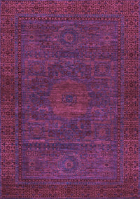 Abstract Purple Modern Rug, abs1304pur