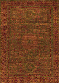 Abstract Orange Modern Rug, abs1304org