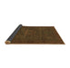 Sideview of Abstract Brown Modern Rug, abs1304brn