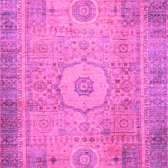 Machine Washable Abstract Pink Modern Rug, wshabs1305pnk