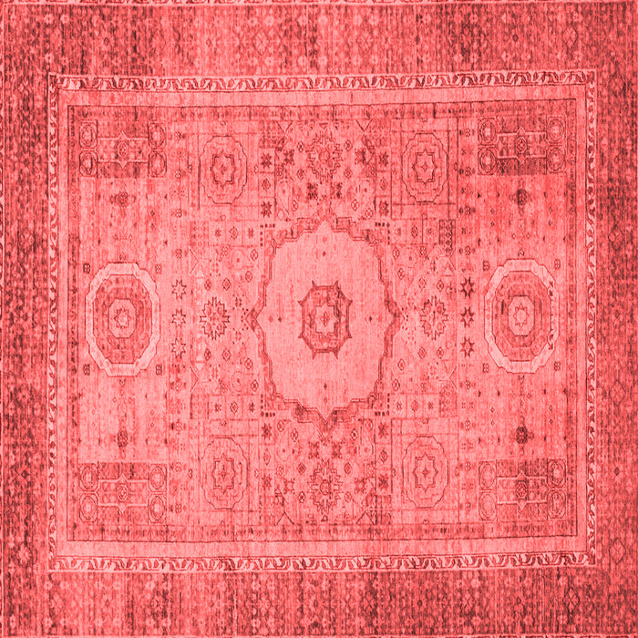 Machine Washable Abstract Red Modern Rug, wshabs1305red