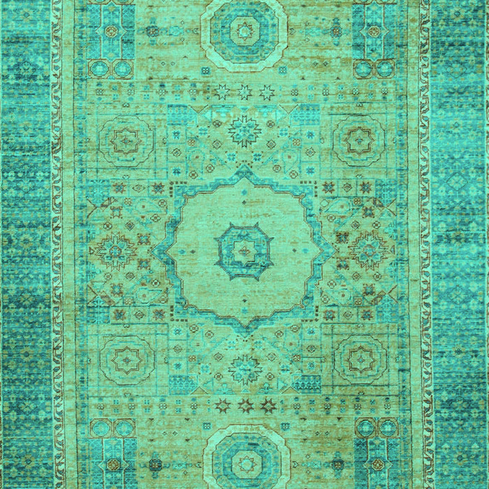 Abstract Turquoise Modern Rug, abs1305turq