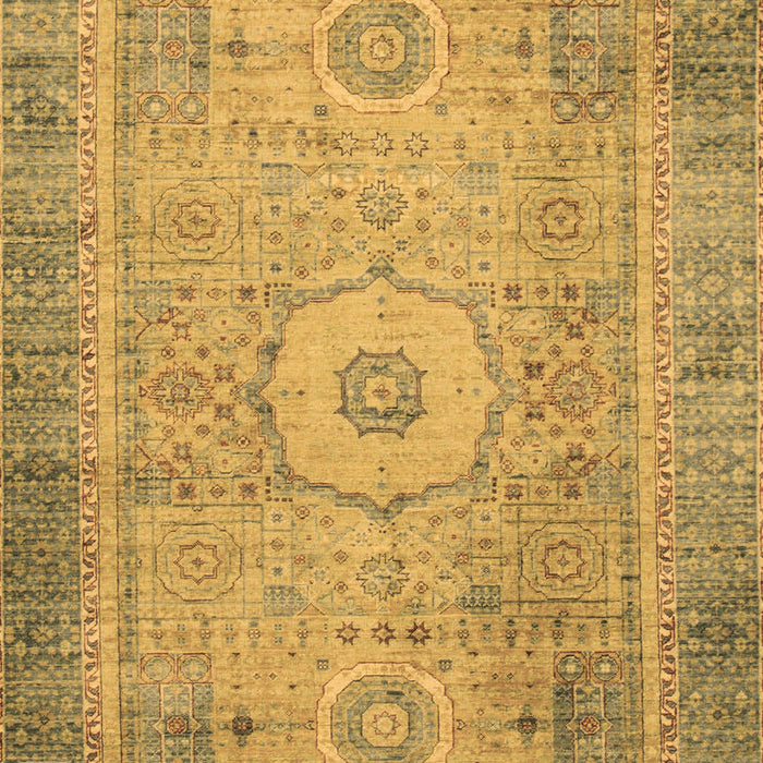 Abstract Brown Modern Rug, abs1305brn