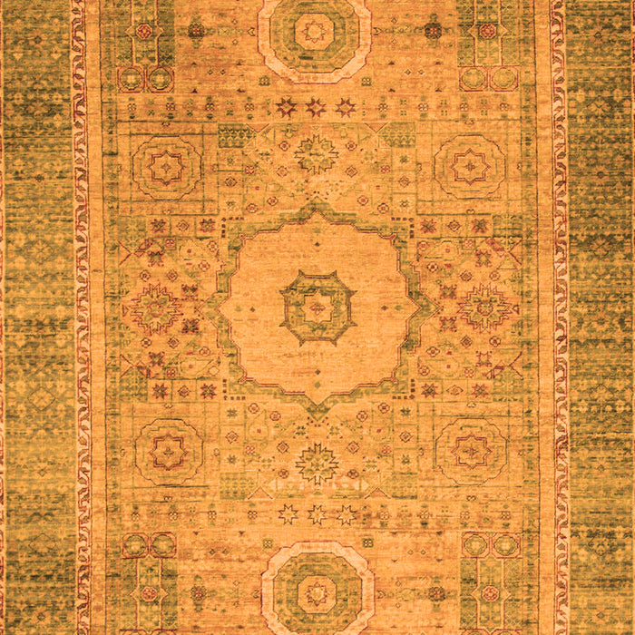 Abstract Orange Modern Rug, abs1305org