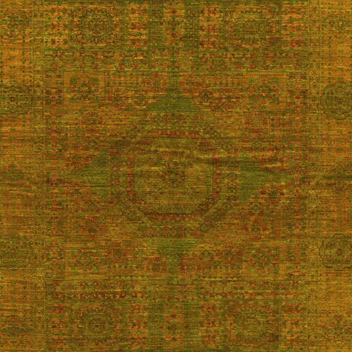 Abstract Yellow Modern Rug, abs1306yw