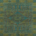 Square Abstract Light Blue Modern Rug, abs1306lblu