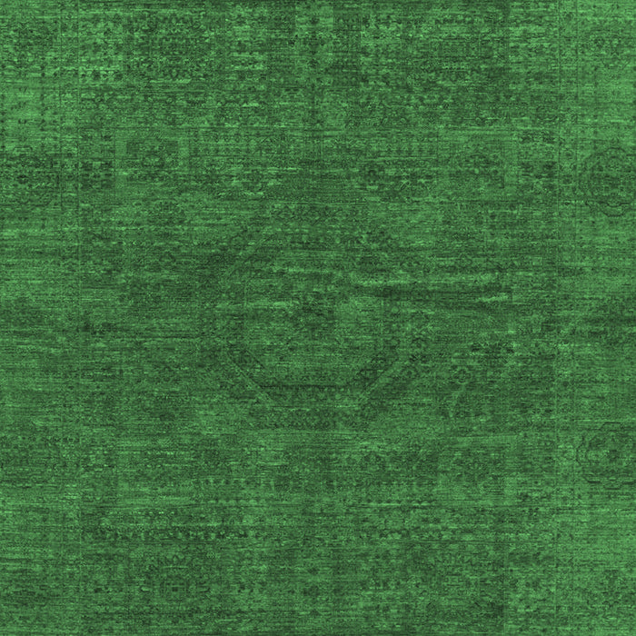Machine Washable Abstract Emerald Green Modern Area Rugs, wshabs1306emgrn