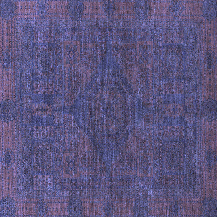 Square Machine Washable Abstract Blue Modern Rug, wshabs1306blu