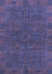 Abstract Blue Modern Rug, abs1306blu