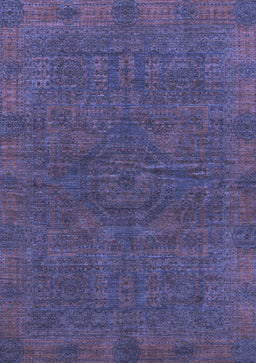 Abstract Blue Modern Rug, abs1306blu