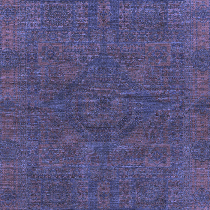 Abstract Blue Modern Rug, abs1306blu