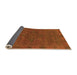 Sideview of Abstract Orange Modern Rug, abs1306org