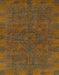 Abstract Light Brown Modern Rug, abs1306