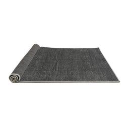 Sideview of Abstract Gray Modern Rug, abs1306gry