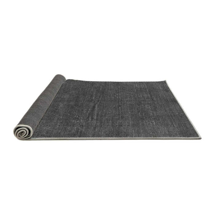 Sideview of Abstract Gray Modern Rug, abs1306gry