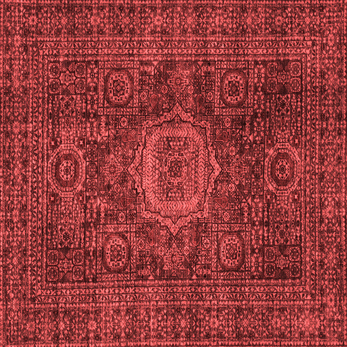 Abstract Red Modern Rug, abs1307red