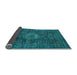 Sideview of Abstract Light Blue Modern Rug, abs1307lblu