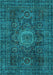 Abstract Light Blue Modern Rug, abs1307lblu