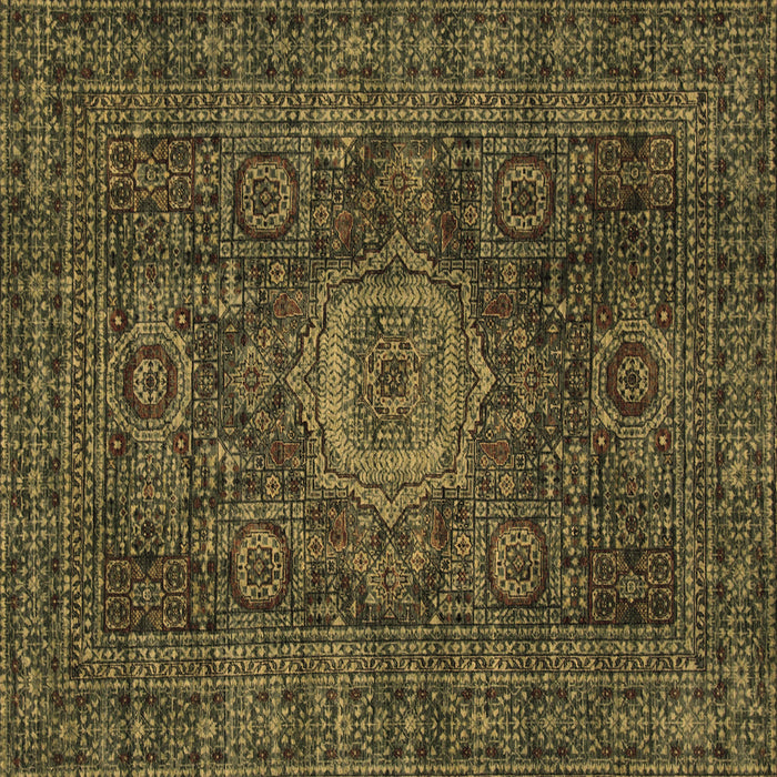Square Machine Washable Abstract Brown Modern Rug, wshabs1307brn