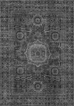 Abstract Gray Modern Rug, abs1307gry