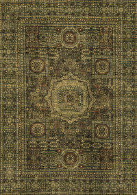 Abstract Brown Modern Rug, abs1307brn