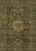 Abstract Brown Modern Rug, abs1307brn